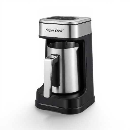 محضرة قهوة تركية سوبر كريست مع وعاء ستيل SCT-4034 Coffee maker from SUPER CREST SCT-4034