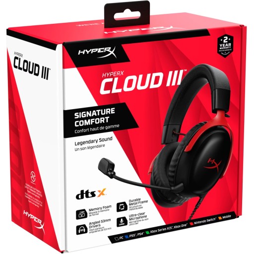 هايبر اكس كلاود 3 HyperX Cloud III – Wired Gaming Headset