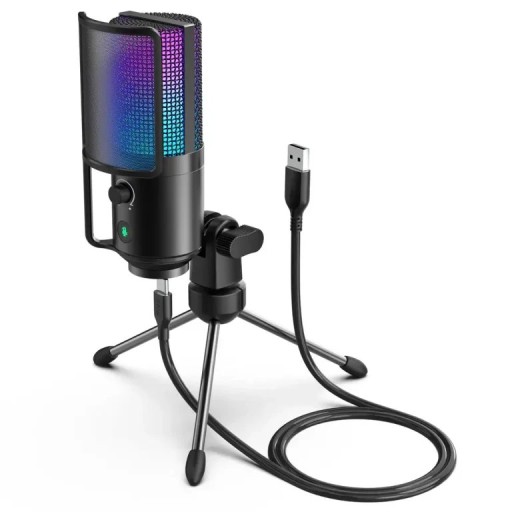 fifine Fifine K658 Dynamic Rgb Usb Microphone