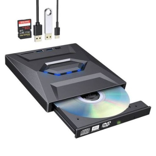 فانتوم FANTOM 5-in-1 dvd-rw External Usb 2 0 type-c