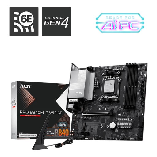 ام اس آي MSI Pro b840m-p WIFI6e