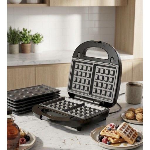 كابسة هالي 6x1متعددة القوالب للصاج والكريب وباقي المخبوزات Hali 6x1 Multi-Mold Press for Saj, Crepes and Other Baked Goods
