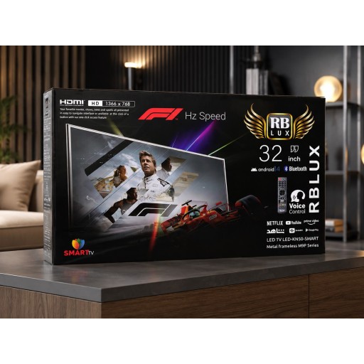 شاشة 32 اربي لوكس فوول سمارت ناطق HZ Speed RBLUX 32" Smart Voice LED TV