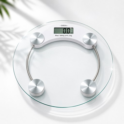 ميزان الكتروني رقمي  زجاجي عصري Modern digital glass electronic scale