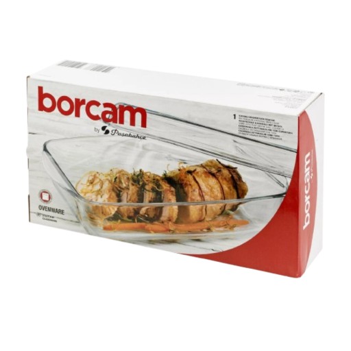 سيت بايركس حراري مستطيل قطعتين من ماركة بوركام Borcam 59010 Pyrex Mold Set Borcam 59010 Pyrex Mold Set