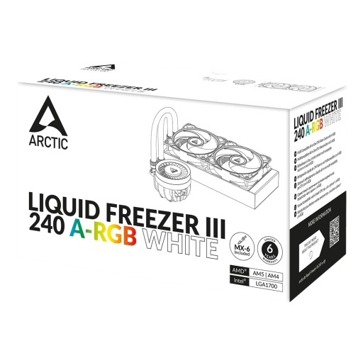 مبرد المعالج المائي ARCTIC Liquid Freezer III 240 A-RGB ARCTIC Liquid Freezer III 240 A-RGB