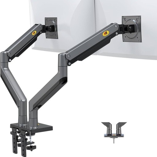 ستاند شاشة اوزان عالية NB North Bayou Dual Monitor Arm Ultra Wide Full Motion Swivel Monitor Mount for 22''-32