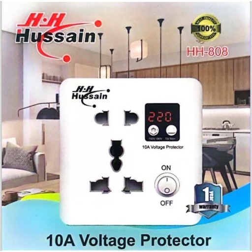 بلك سويج جهاز حماية 10 امبير 10A Wall Socket Voltage Protector / Smart Protection Switch Socket