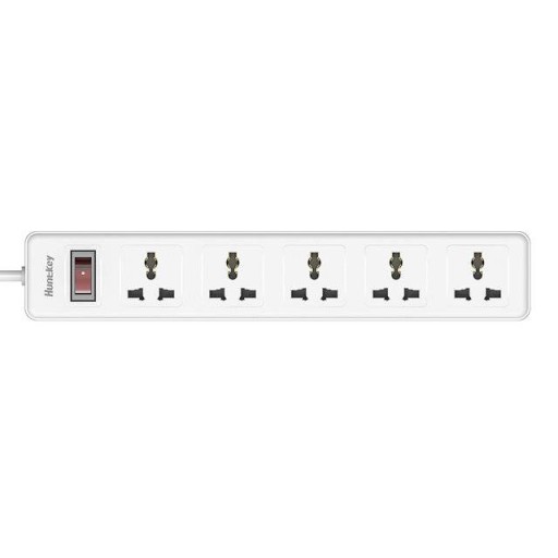 مشترك كهربائي Huntkey SSZ501 بخمسة منافذ AC بطول 5 متر Huntkey SSZ501 [5-AC] 5m Power Extension