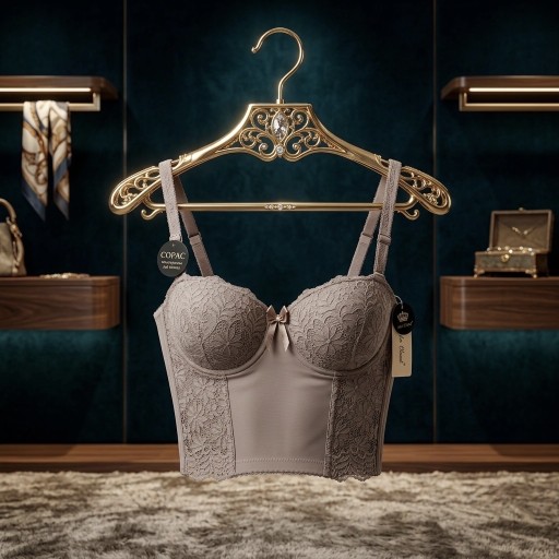 حمالة صدر سفنج وعظم زبدة ليكرا طويل دعم كامل Moda Clavel Padded Underwire Lycra Longline Bra - Butter Smooth Back Support