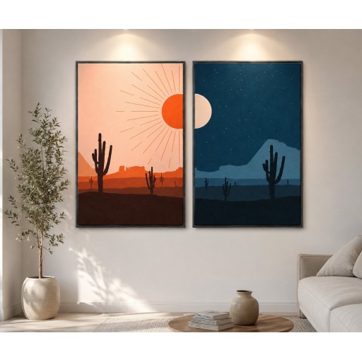 ضوء القمر والشمس moon and sun