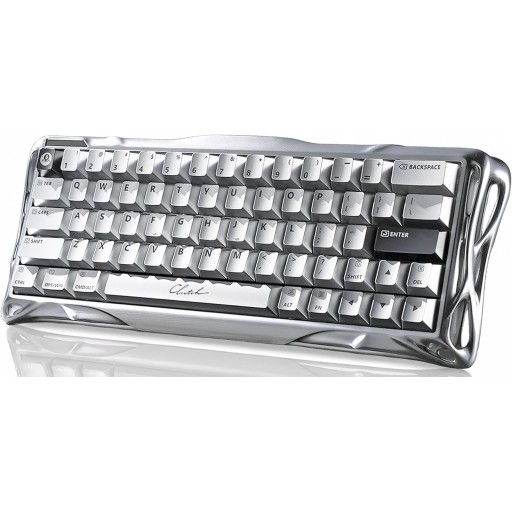 كيبورد جرافاستار ميركوري V60 برو كروم سيلفر GravaStar Mercury V60 Pro Chrome Silver