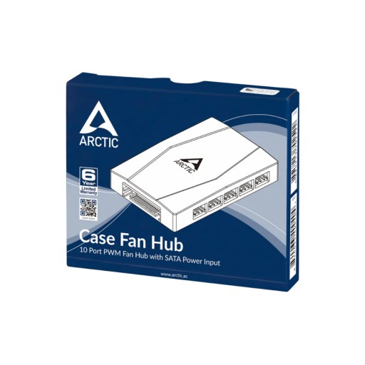 موزّع مراوح Arctic Case Fan Hub – 10 منافذ Arctic Case Fan Hub 10 Port