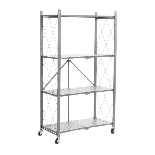 ستاند تخزين معدني عملي ومتين بتصميم جاهز للاستخدام مباشرة. A practical and durable metal storage stand, ready for immediate use.