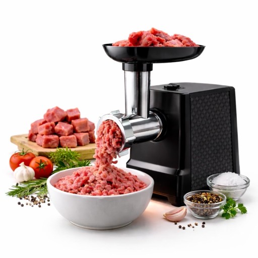 مفرمة  لحم كهربائية من Bihart بقدرة 1800 واط احترافية متطورة. Advanced professional 1800W electric motor from Bihart.