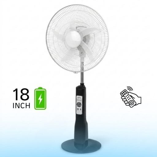 مروحة عمودية شحن بتصميم بريطاني 18 انش Vertical fan