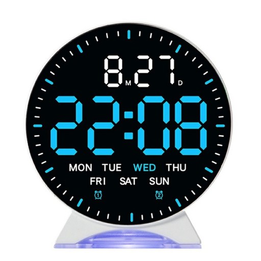ساعة رقمية ذكية RGB متعددة الوظائف RGB Smart Digital Alarm Clock