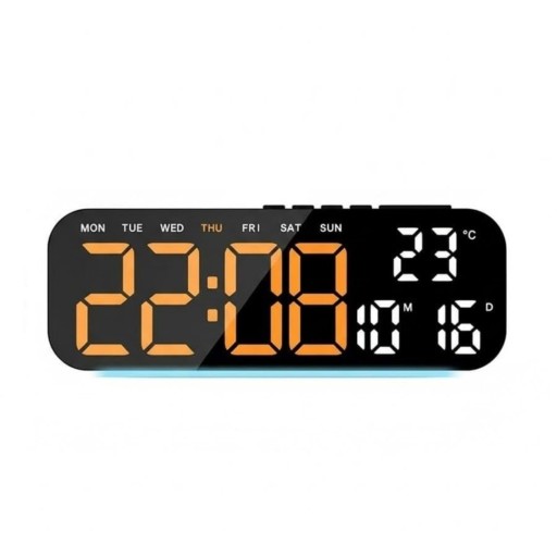 ساعة حائط رقمية LED ذكية 4 في 1 4-in-1 LED Digital Wall Clock