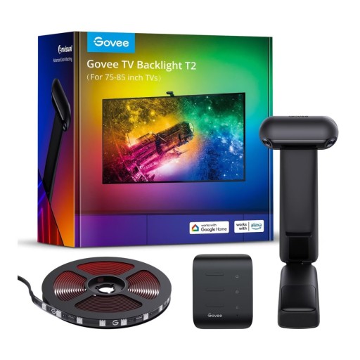 إضاءة خلفية ذكية للتلفزيون Govee TV Backlight T2 (75-85 بوصة) Govee TV Backlight T2 Smart RGBIC TV Backlight (75-85")