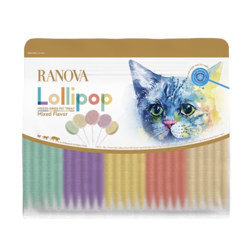مصاصات رانوفا المجففة بالتجميد للقطط Ranova freeze-dried lollipops for cats
