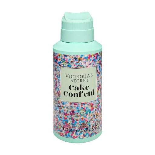 فيكتوريا سيكريت كيك كونفيتي مزيل عرق سبراي للنساء – بدون غاز Victoria’s Secret Cake Confetti Deodorant Spray for Women – No Gas