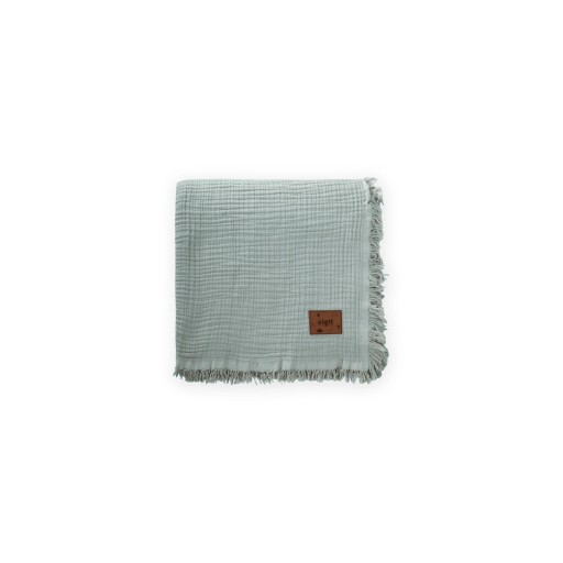 مفرش سرير من قماش المِسلين 4 طبقات (200×220 سم) Organic Muslin Four Layers Bedspread (200x220 cm)