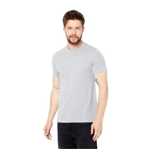 تيشيرت رجالي قطن 100% بقصة عادية وأكمام قصيرة Men's Regular Fit Short Sleeve T-Shirt, 100% Cotton