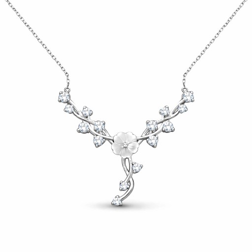 قلادة لؤلؤة الربيع Spring Pearl Bloom Pendant