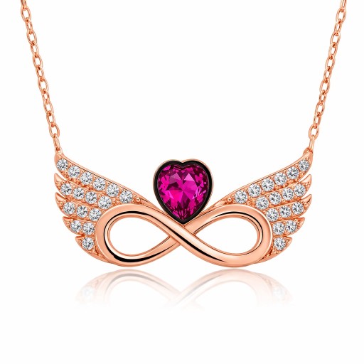 قلادة إنفينيتا Infinita Wings Heart Necklace