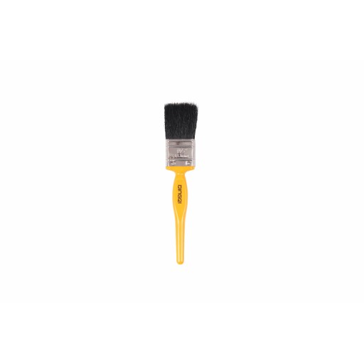فرشاة دهان بمقبض بلاستيكي برتقالي 1 بوصة 1 Inch Orange Plastic Handle Paint Brush