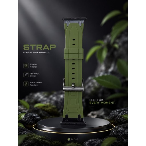 سير سيلكون متوافق مع ساعات ابل Silicone strap compatible with Apple Watches