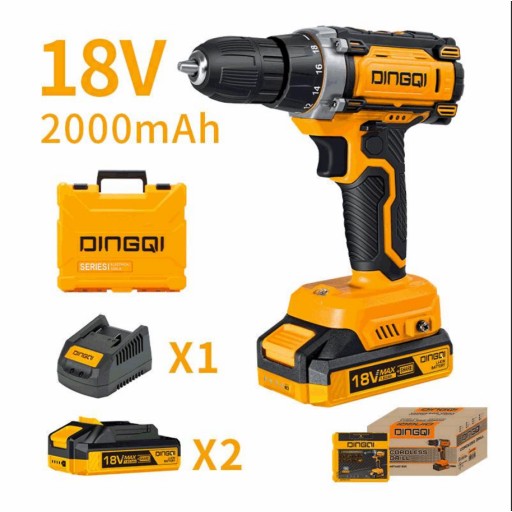 مثقاب لاسلكي 18 فولت بفرش 18V Cordless Brushed Drill
