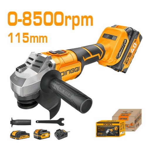 صاروخ جلخ لاسلكي 21 فولت بدون فرش 21V Brushless Cordless Angle Grinder