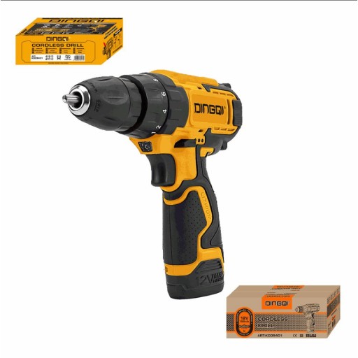 مثقاب لاسلكي 12 فولت بسرعتين 12V Cordless Drill Driver