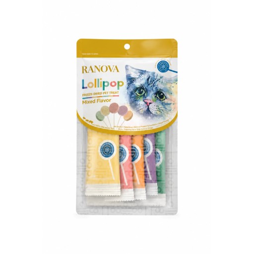 مصاصات  لولي باب رينوفا مجففه بالتجميد Lolly Pop Renova Freeze Dried