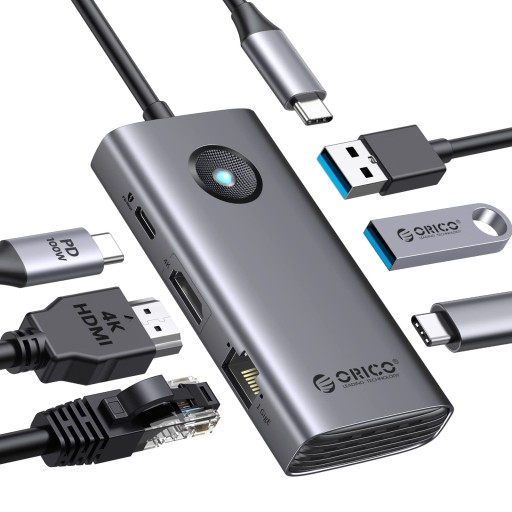 Orico Orico usb-c 6 In 1 Docking Station pw11-6pcr