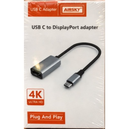 airsky Airsky usb-c To Displayport Adapter 4k Ultra Hd Short Cable Design