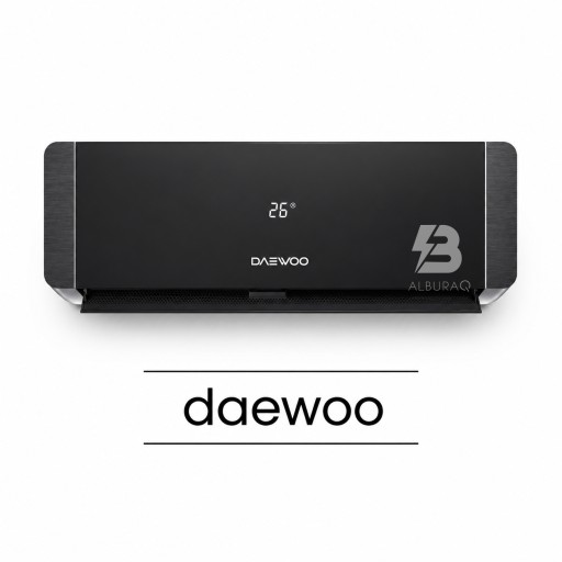 سبلت LUXURY عادي 2 طن لون اسود Daewoo wall mounted AC 2 Ton LUXURY Model