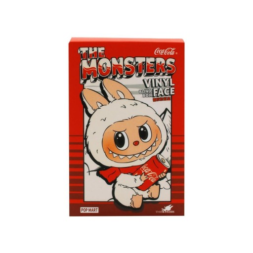 مجسم مفاجأة بوب مارت كوكاكولا ذا مونسترز لابوبو - وجه فاينيل (POP MART The Monsters x Coca-Cola) POP MART The Monsters x Coca-Cola Series Vinyl Face Blind Box