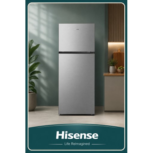 ثلاجة هايسنس 2 باب استيل Refrigerator
