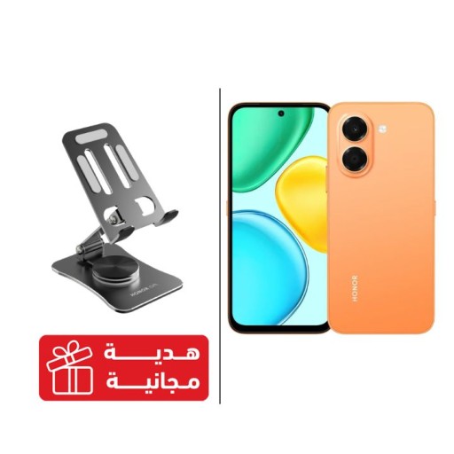 هونر X7e  بذاكرة (6/256) جيجابايت + ستاند هدية مجانيه HONOR X7e (256GB/6GB) + Free Gift Stand