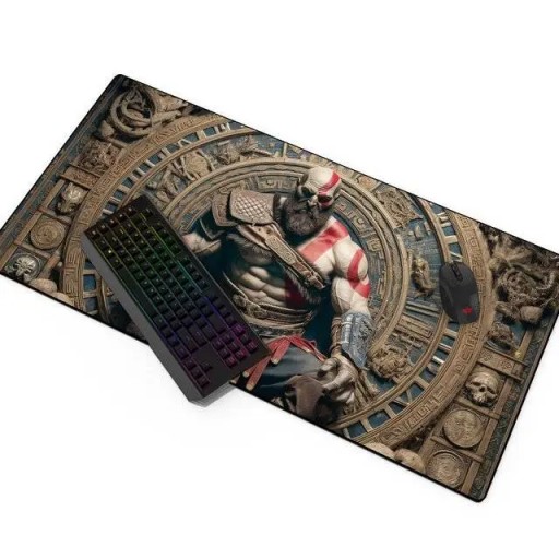 ماوس باد ستينجر SGMP-013 (God of War) مقاس 900 × 450 × 5 مم Stinger SGMP-013 Mouse Pad (God of War) – 900 × 450 × 5 mm