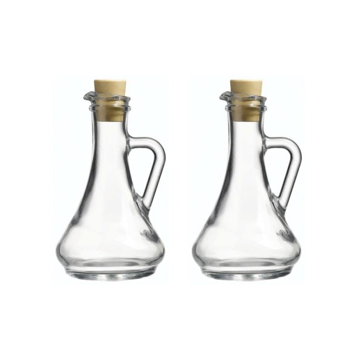 سيت مزايت زجاجية 2 قطع ماركة باشابهجة Pasabahce 80108 Glass Oil Set