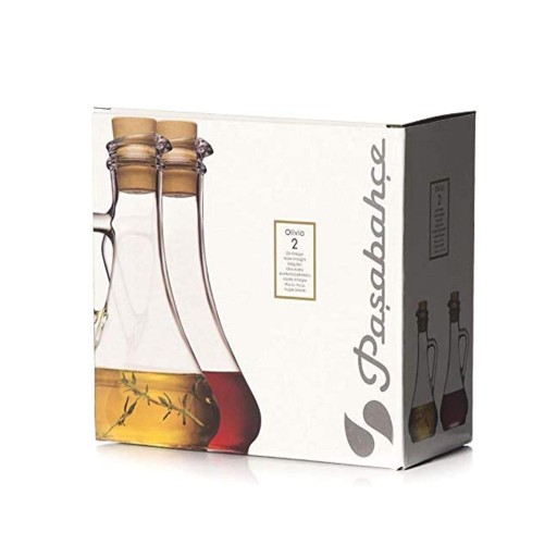 سيت مزايت زجاجية 2 قطع ماركة باشابهجة Pasabahce 80108 Glass Oil Set