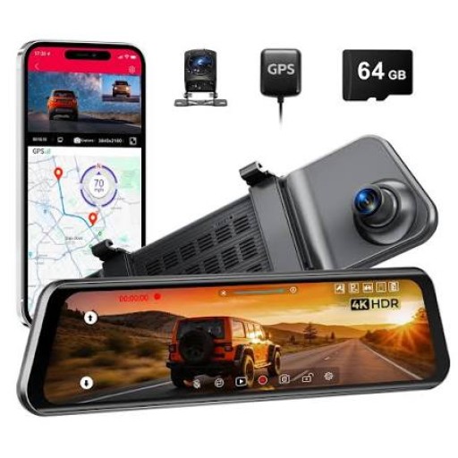داش كام لينغدو إل دي 4 كي مزدوجة بدقة 4K LINGDU LD4K Dual Dash Cam