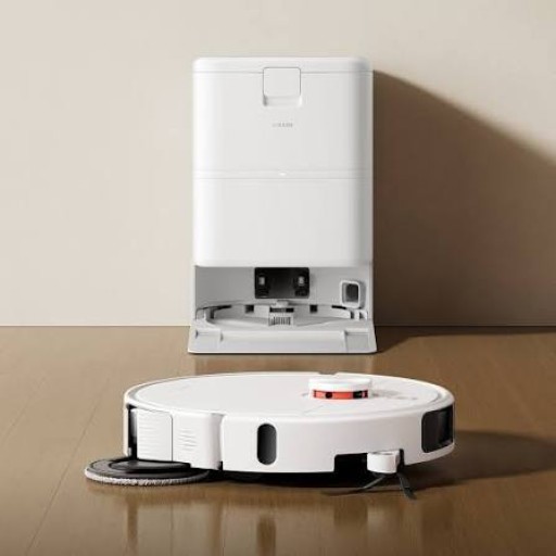مكنسة  شاومي روبوت فاكيوم إتش 50 برو مع قاعدة تفريغ آلية وملاحة ليزرية Xiaomi Robot Vacuum H50 Pro