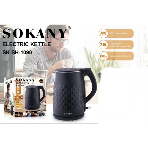 غلاية كهربائية سوكاني SK-SH-1090 SOKANY SK-SH-1090 Electric Kettle