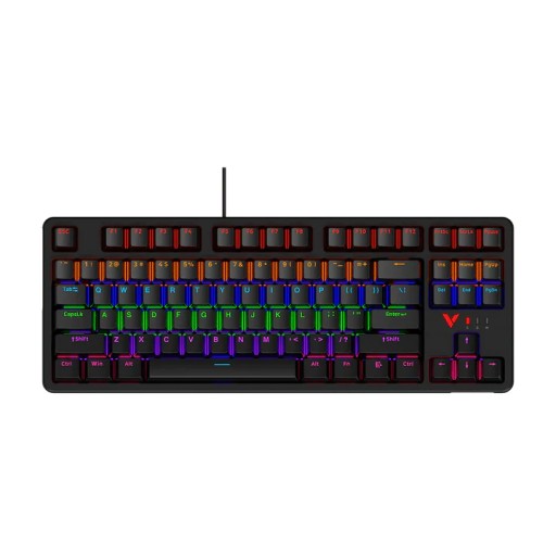 رابو Rapoo v500pro-87 Rgb Wired Mechanical Gaming Keyboard