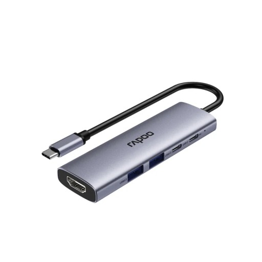 رابو Rapoo XD51 usb-c 5-in-1 multi-function Docking Station