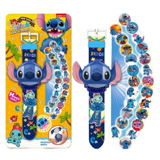 ساعة يد رقمية للأطفال مزودة بإسقاط ضوئي (عرض صور) Kids Digital Wristwatch with Image Projection